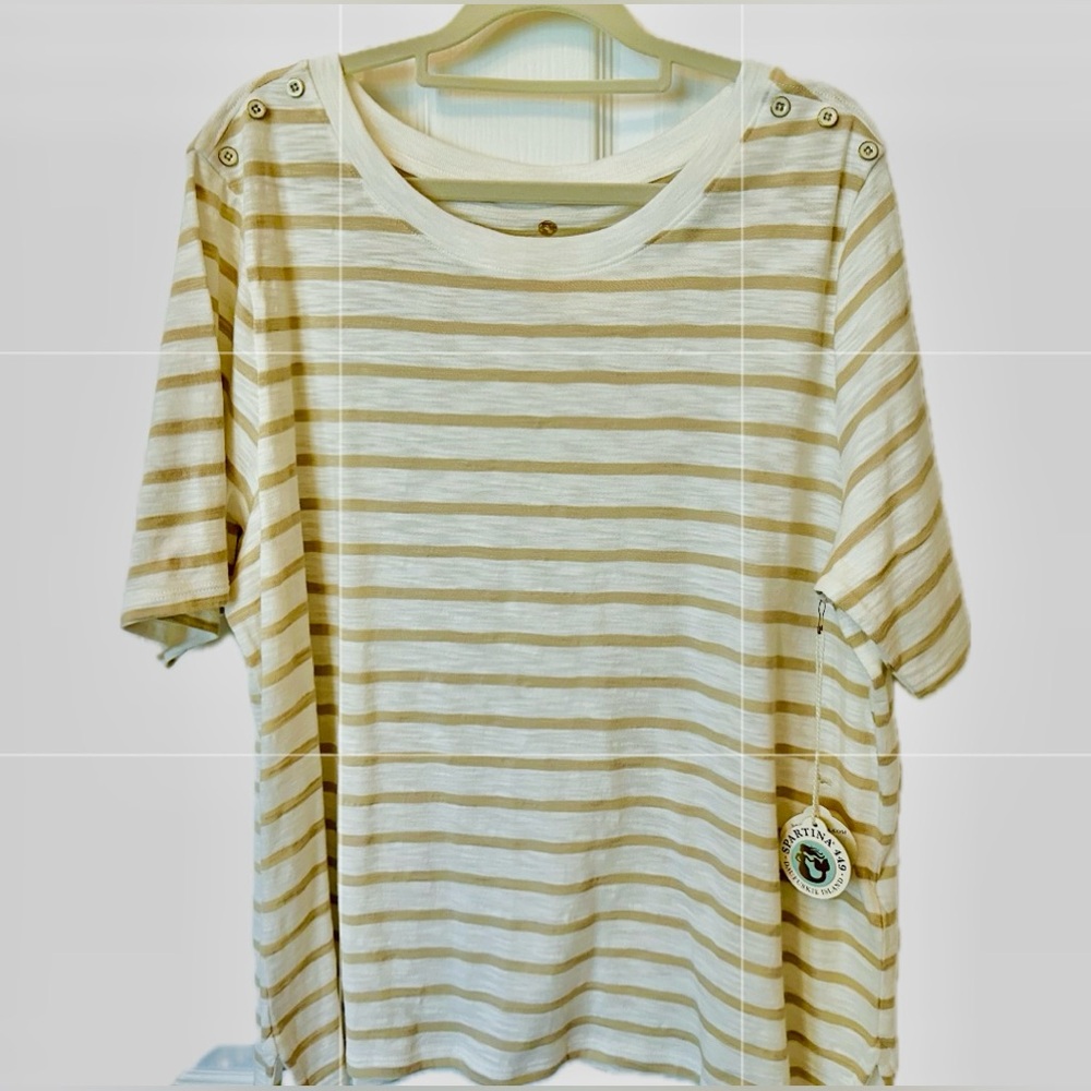 NWT Spartina 449 Crewneck Tee Shirt